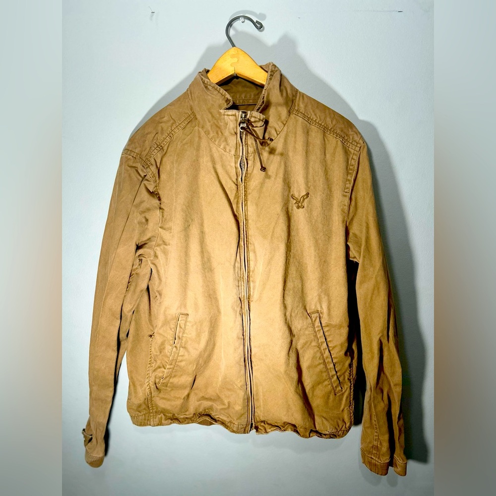 American Eagle Outfitters Men's Brown Jacket Small